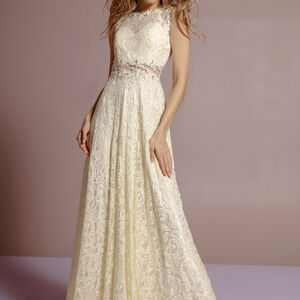 Sleeveless Bridesmaid Long Dress